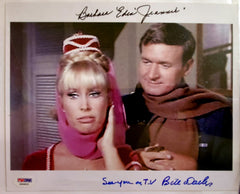 BARBARA EDEN BILL DAILY SIGNED 8X10 PHOTO AUTOGRAPH PSA DNA COA JEANNIE