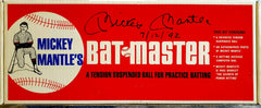 MICKEY MANTLE '60 BAT MASTER TOY SIGNED / INSCRIBED AUTOGRAPH JSA COA SUPER RARE