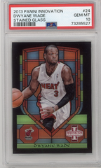 DWYANE WADE 2013 PANINI INNOVATION STAINED GLASS PSA 10 SP RARE TOUGH GRADE