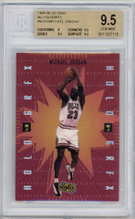 MICHAEL JORDAN 1998-99 UPPER DECK IONIX MJ HOLOGRFX SP RARE BGS 9.5 #MJ10