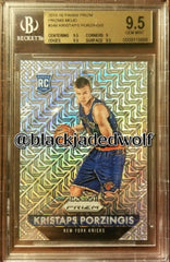 KRISTAPS PORZINGIS 2015-2016 PRIZM MOJO RC ROOKIE #6/25 1/1 JERSEY NUMBER MAVS