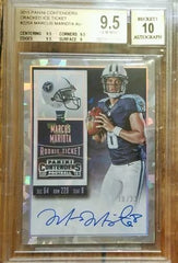 MARCUS MARIOTA 2015 CONTENDERS CRACKED ICE ROOKIE AUTO /23 BGS 9.5/10 TITANS